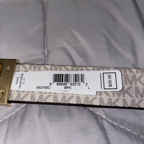NWT Michael Kors Twist Reversible Belt 2 in 1 - Picture 7 of 9